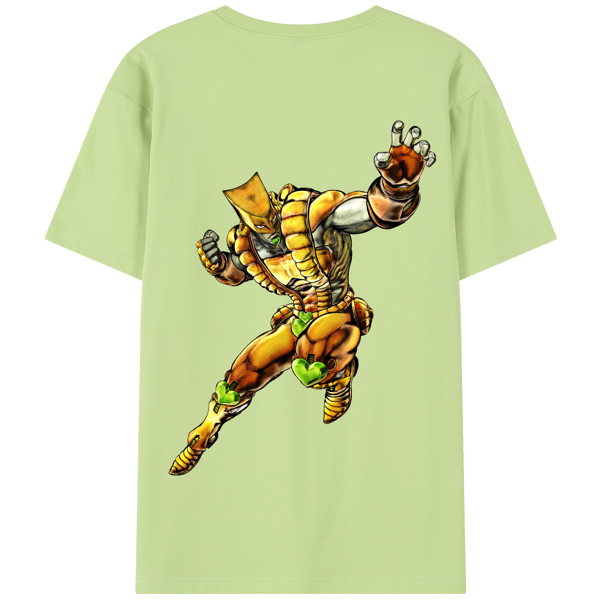 （画像用） ジョジョの奇妙な冒険 ディオ?ブランドー JoJo's Bizarre Adventure Dio Brando 綿100％半袖Tシャツ（背面プリント）